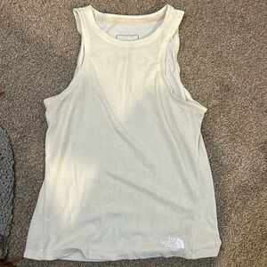North face white tank.